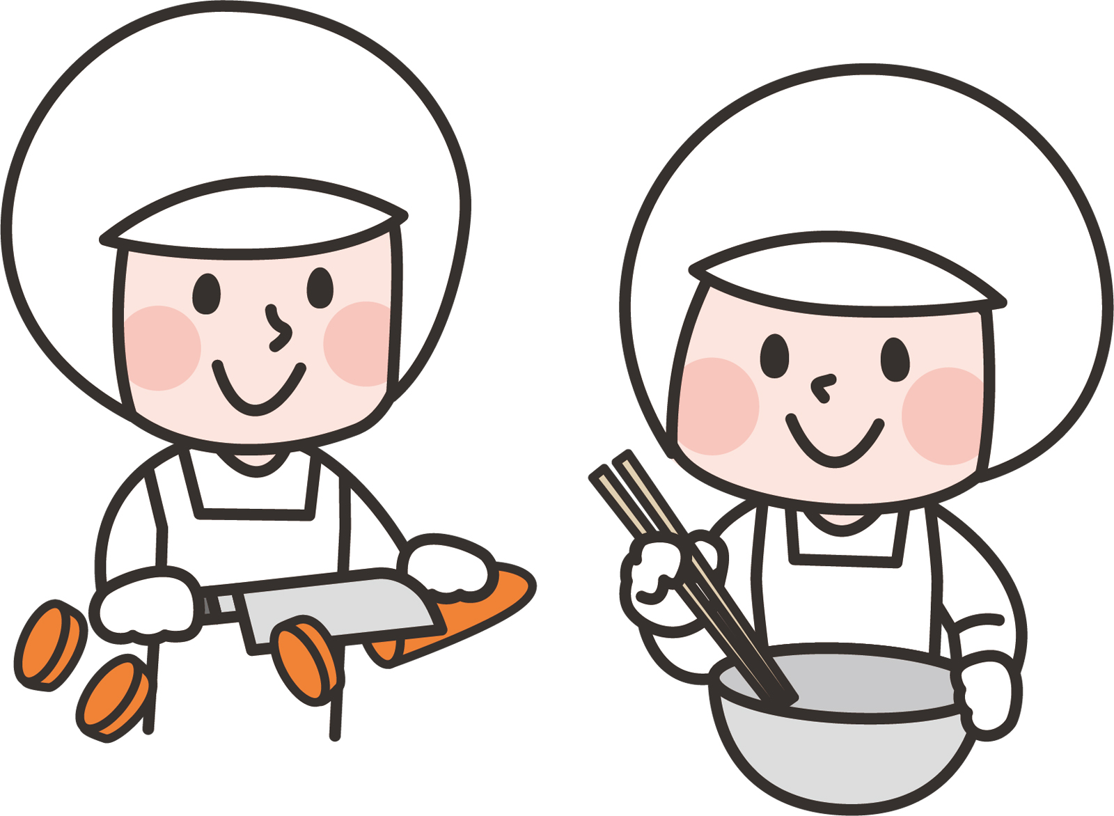 介護施設での調理スタッフ