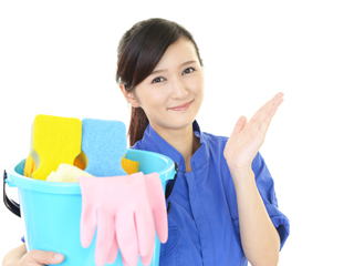 病院での清掃スタッフ